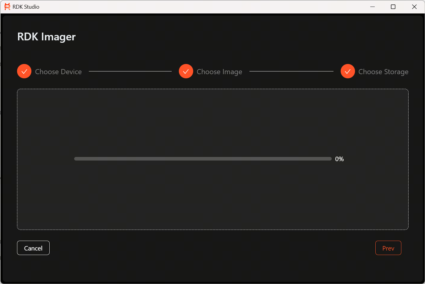 Flashing Process Page