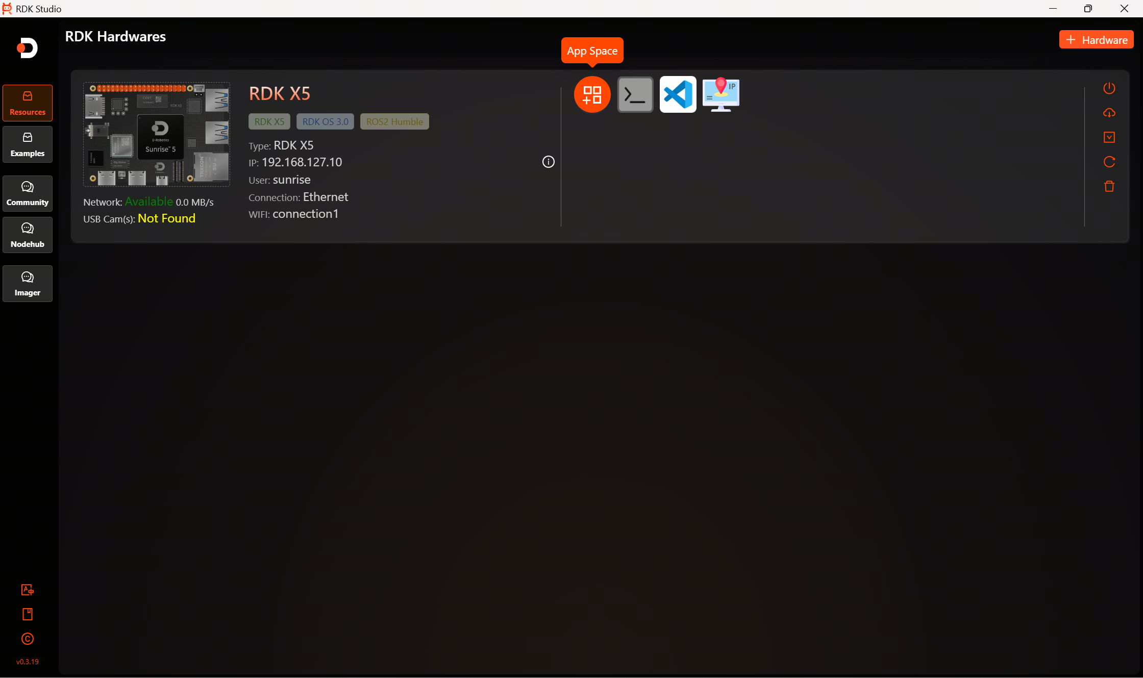 Application Space Interface