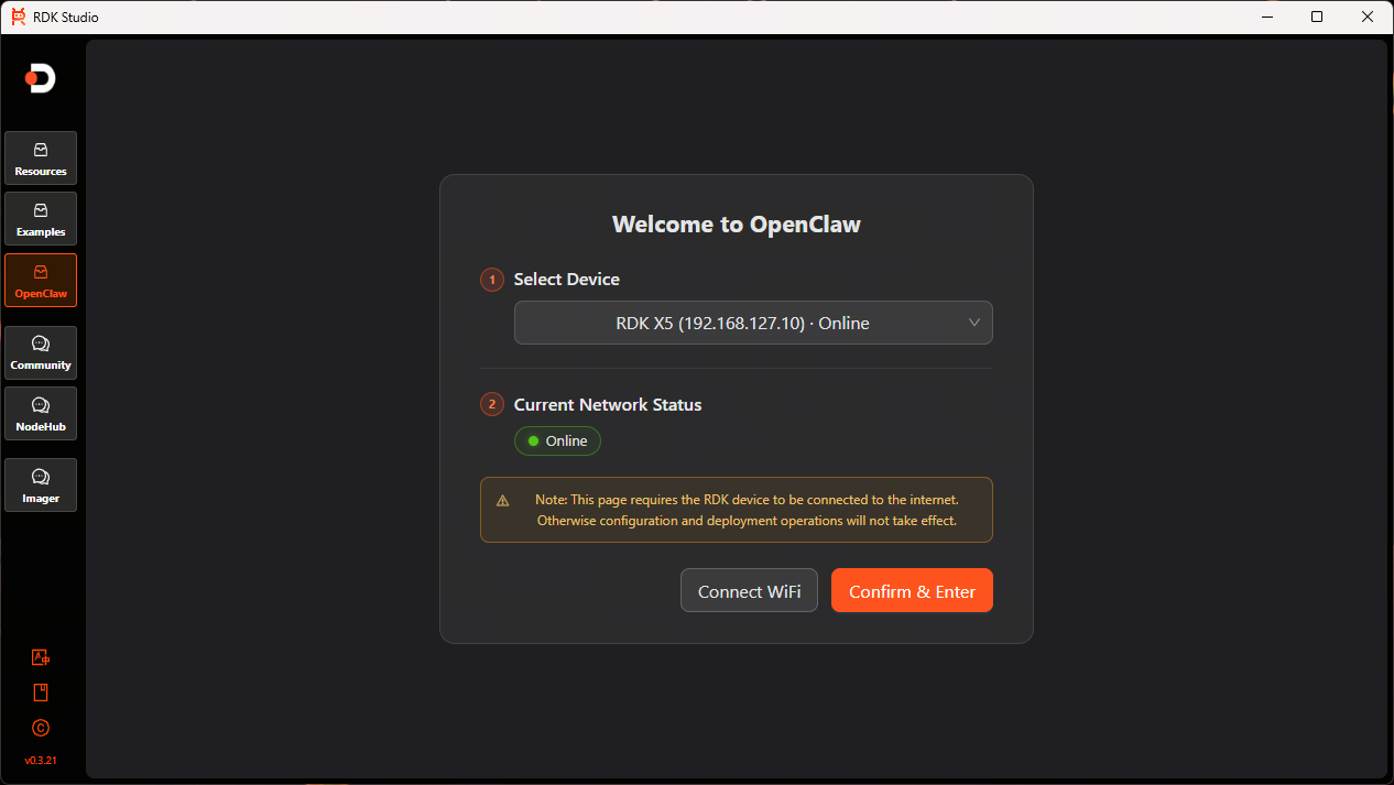 Access Configuration Page