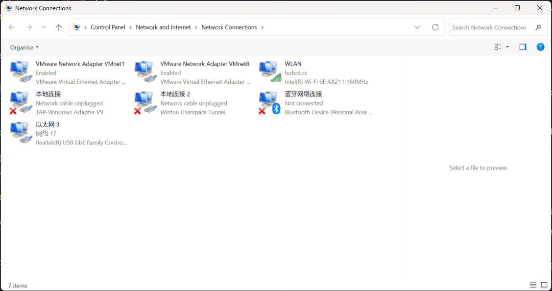 Select Ethernet