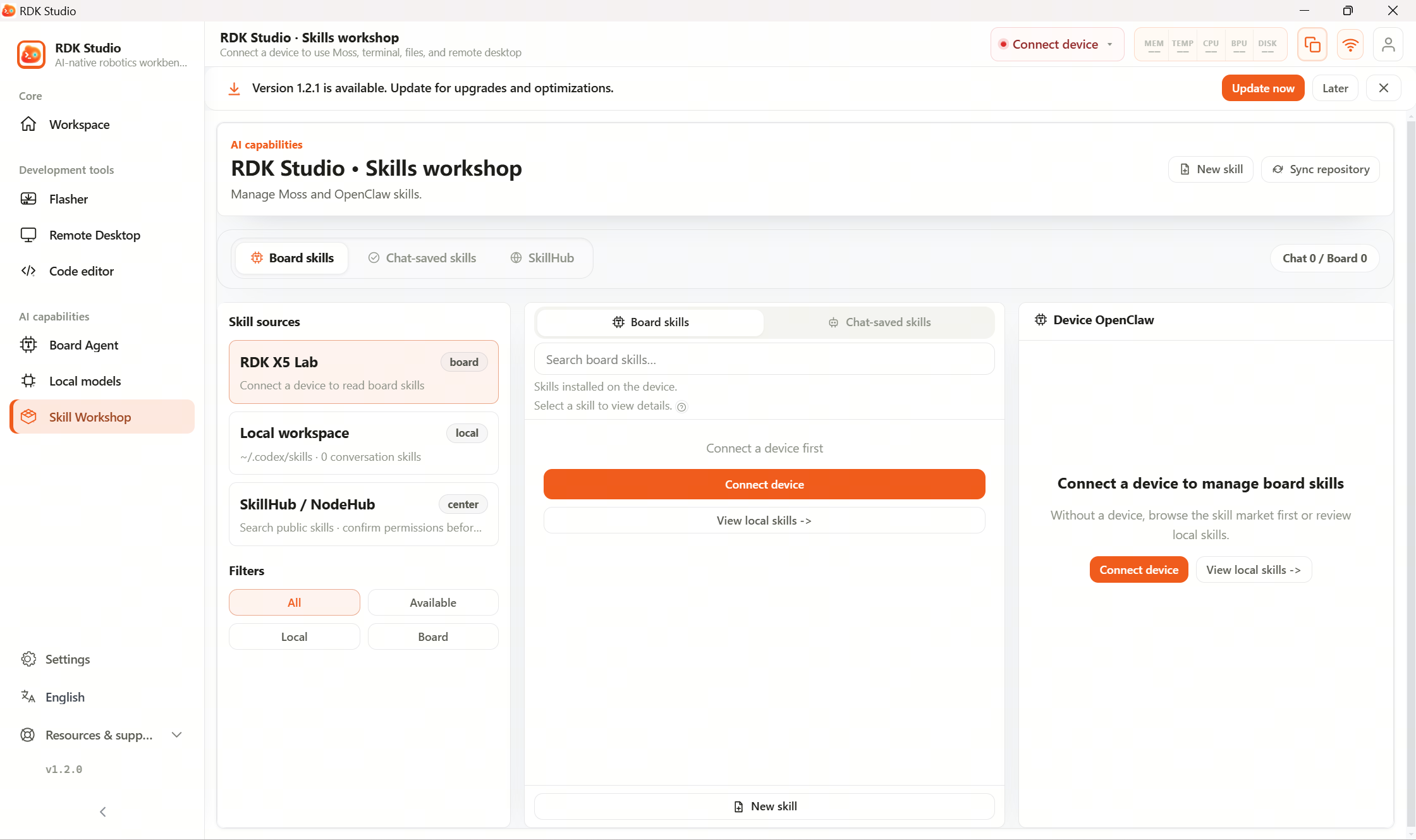 Skill Workshop: on-board skills, conversational capture, SkillHub, create and link import