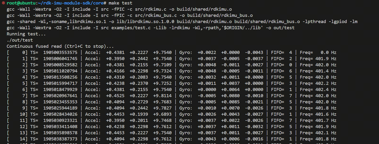Build and run example quickly
