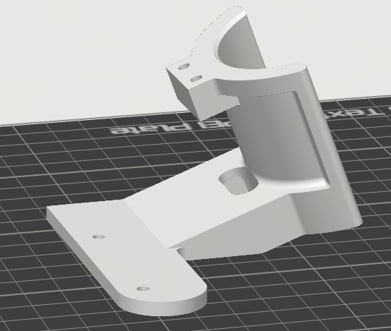 Wrist camera 3D-printed mount