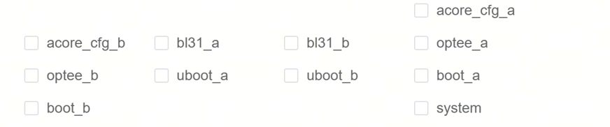 Flash specific partition images